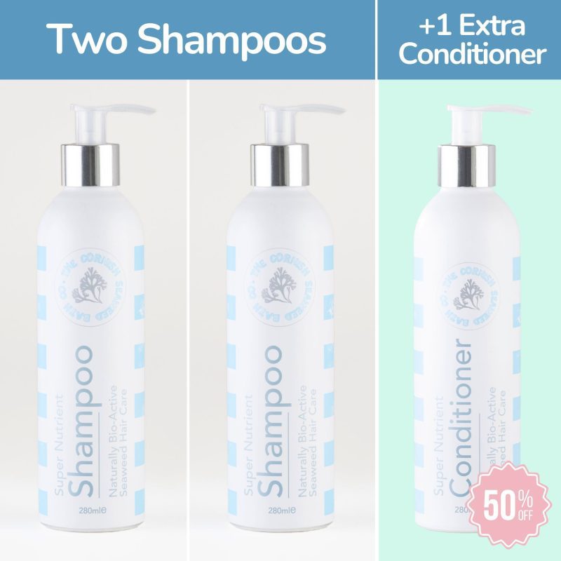 two shampoos extra conditioner 988674